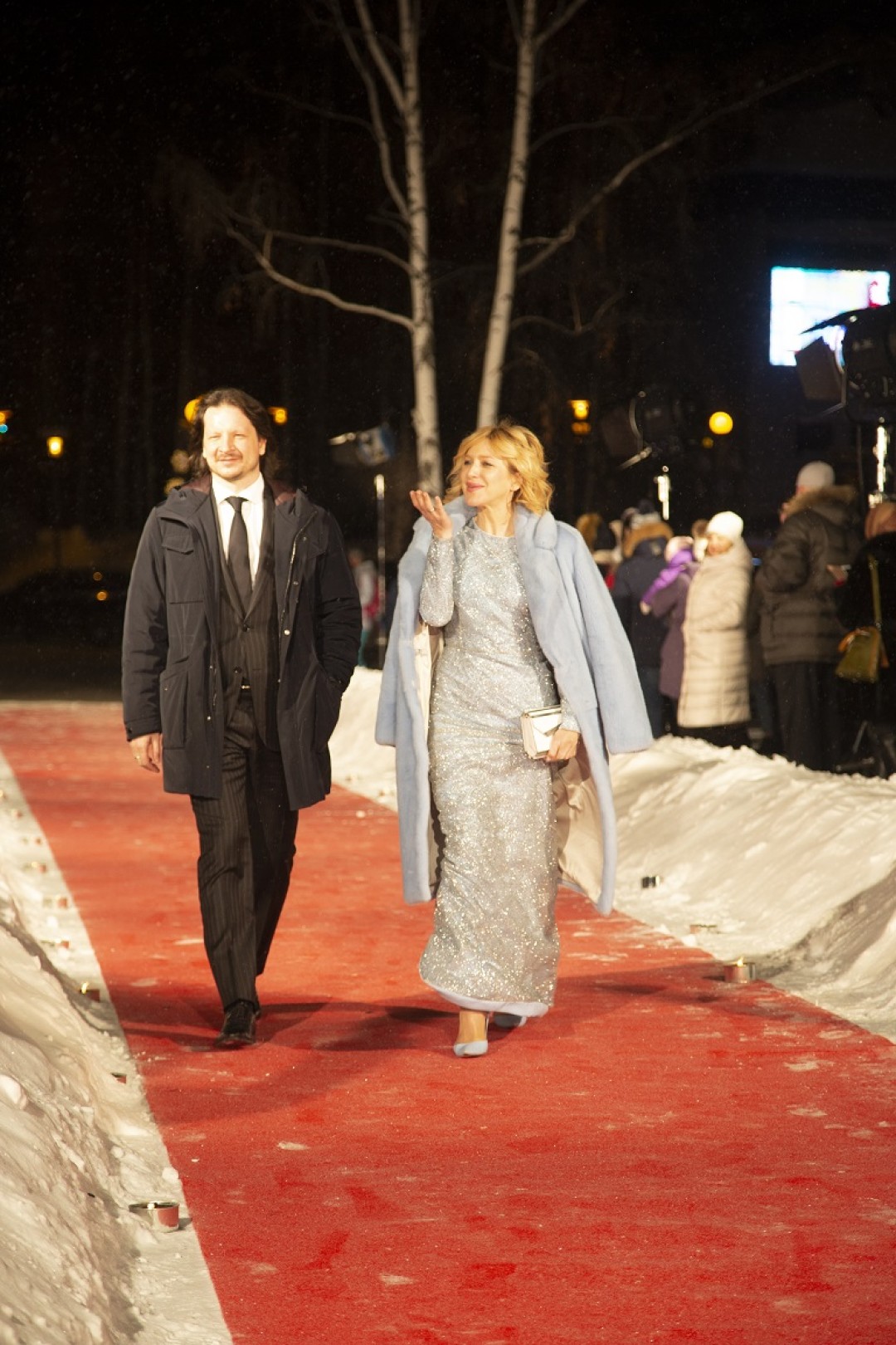 Почетные гости фестиваля на красной дорожке