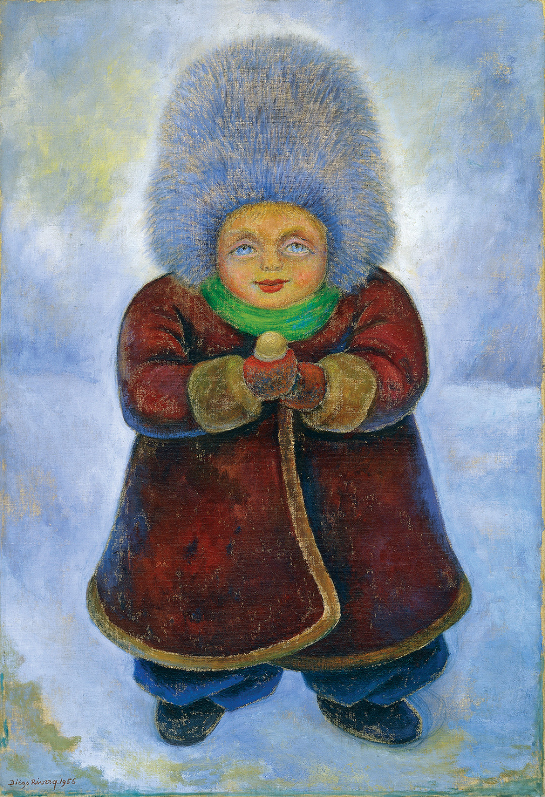 Диего Ривера, Ребенок-спутник, 1956 год