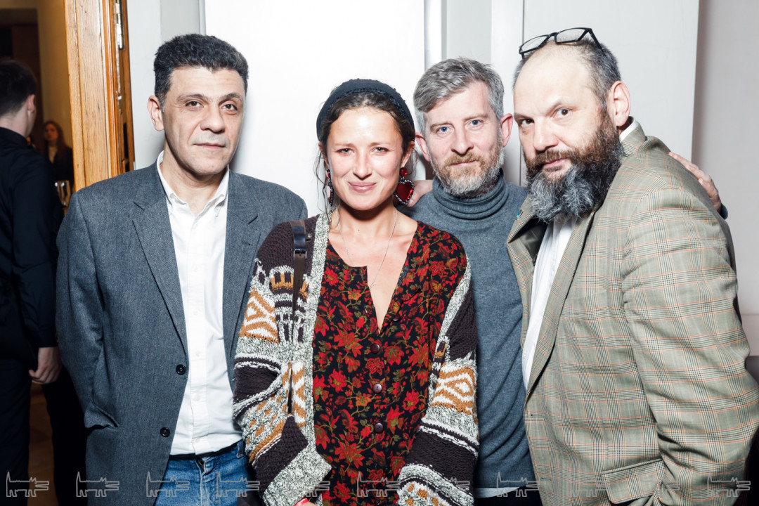 Эдуард Мурадян, Николай Хомерики, Юрий Молодковец. Стася Хомерики-Грановская