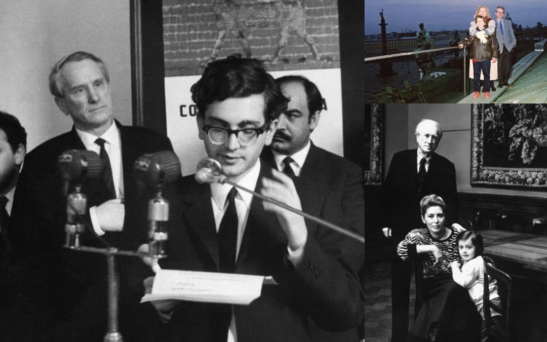 Отец Михаила Борисовича академик Борис Пиотровский служил директором Государственного Эрмитажа в 1964–1990 годах (на фото сын и отец в 1960-х).