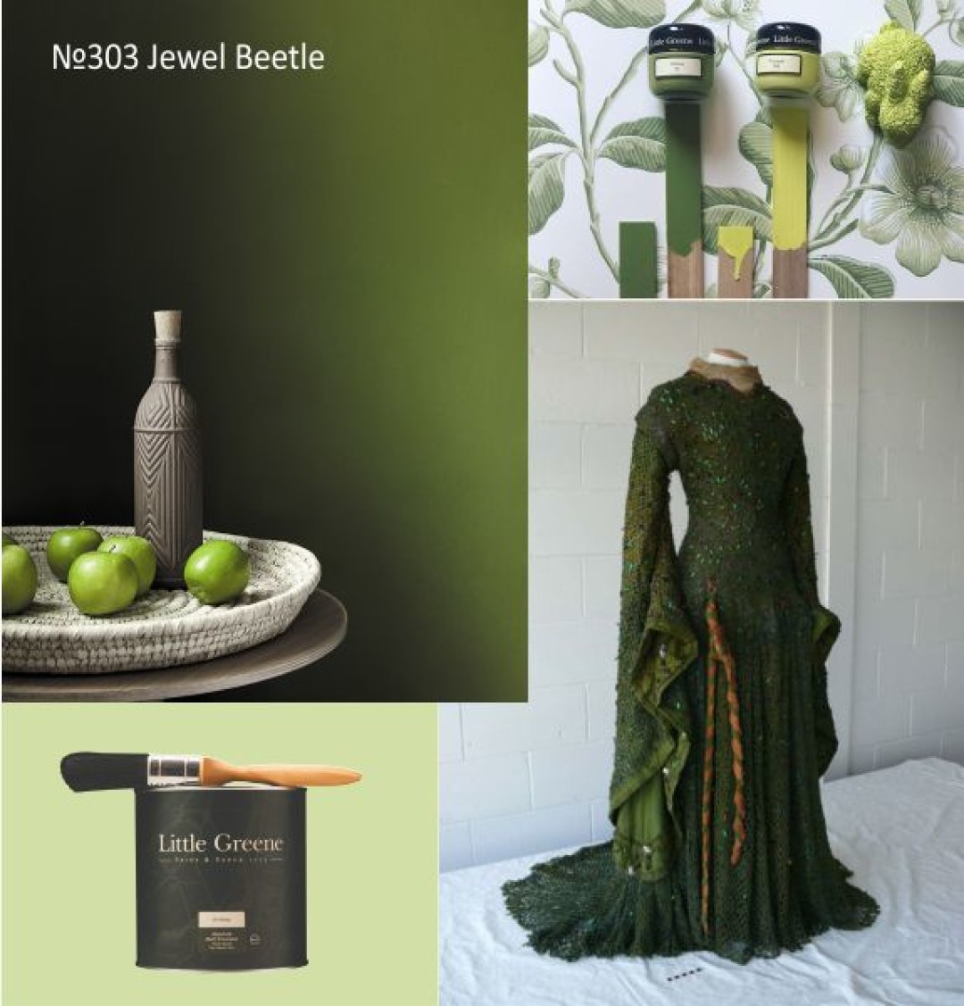 Jewel Beetle 303 little Green