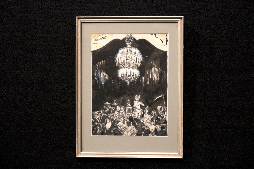 Александр Бенуа. Оргия. Вариант. Из серии «Смерть». 1907. Музей-квартира И.И. Бродского