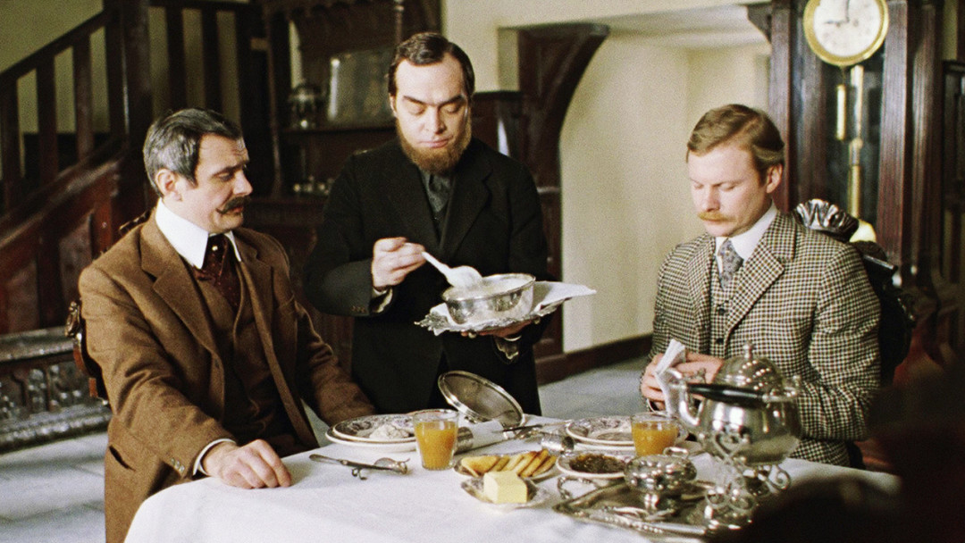 «Приключения Шерлока Холмса и доктора Ватсона: Собака Баскервилей». Реж.: Игорь Масленников. 1981.