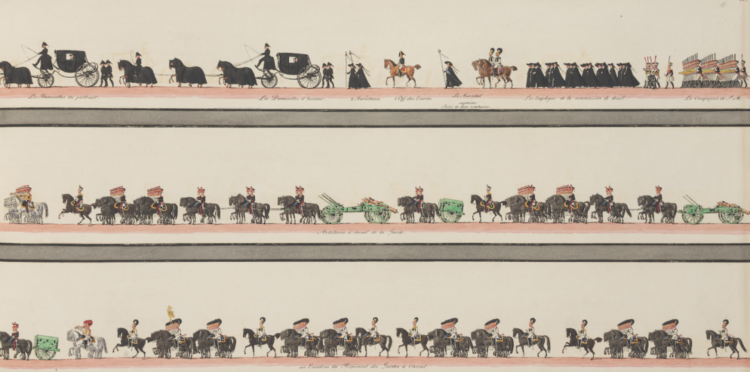 Альбом с изображением погребальной процессии Александра I. Неизвестный гравер. 1826, Государственный Эрмитаж