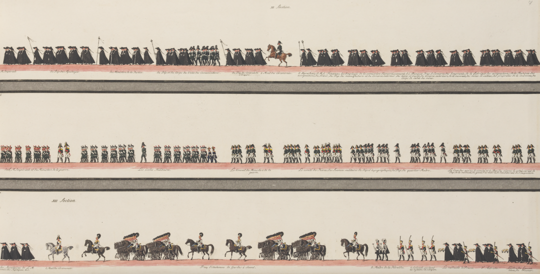 Альбом с изображением погребальной процессии Александра I. Неизвестный гравер. 1826, Государственный Эрмитаж