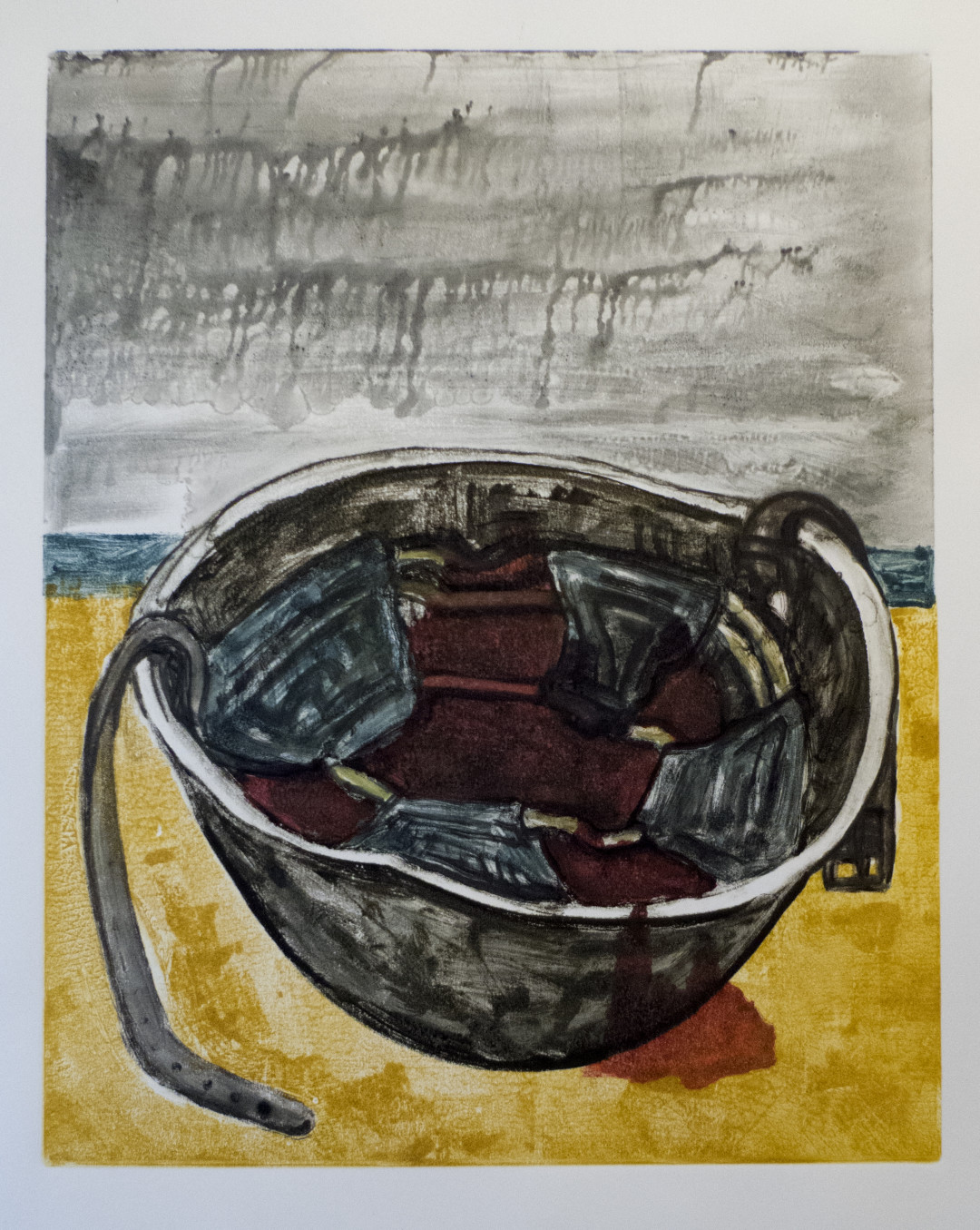 Дим Губайдуллин, СШ-40, серия «Элементы». Монотипия. 2017