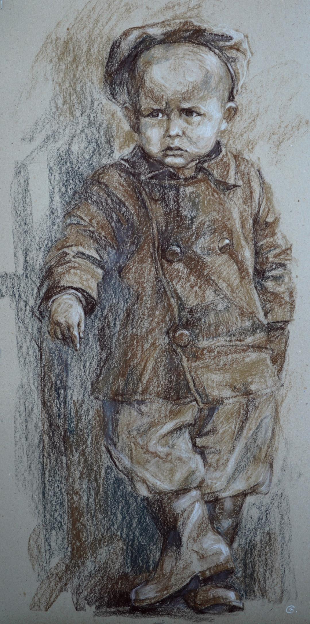 Залифа Хибатова, «Хадис». Пастель, картон. 45х85 см. 2018