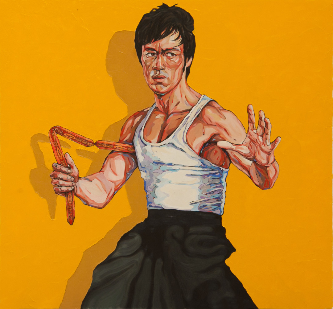 Радик Мусин, «Путь дракона». Холст, масло. 115х110 см.