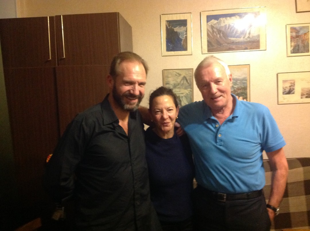 Рэйф Файнс в гостях у Леонида Петровича.