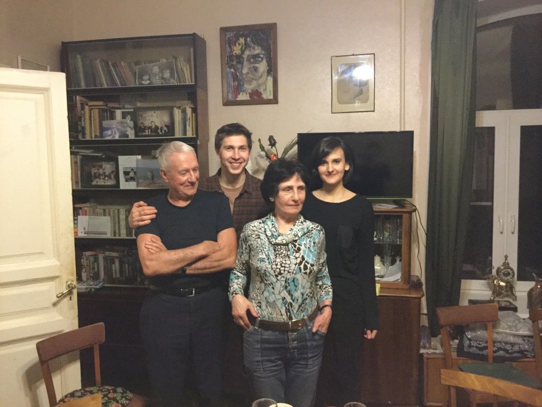 Леонид Романков, Дмитрий Караневский и Любовь Романкова.