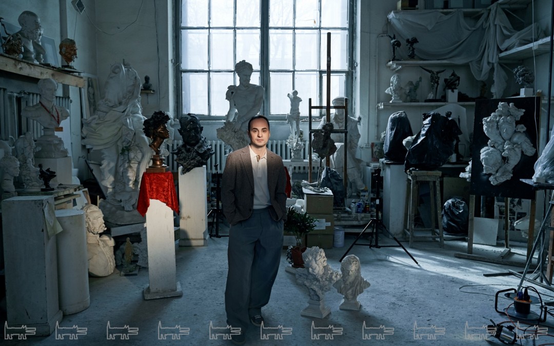 На Владимире: пиджак Altea, поло Ralph Lauren, брюки Giorgio Armani, кеды Saint Laurent Paris (все — ДЛТ)