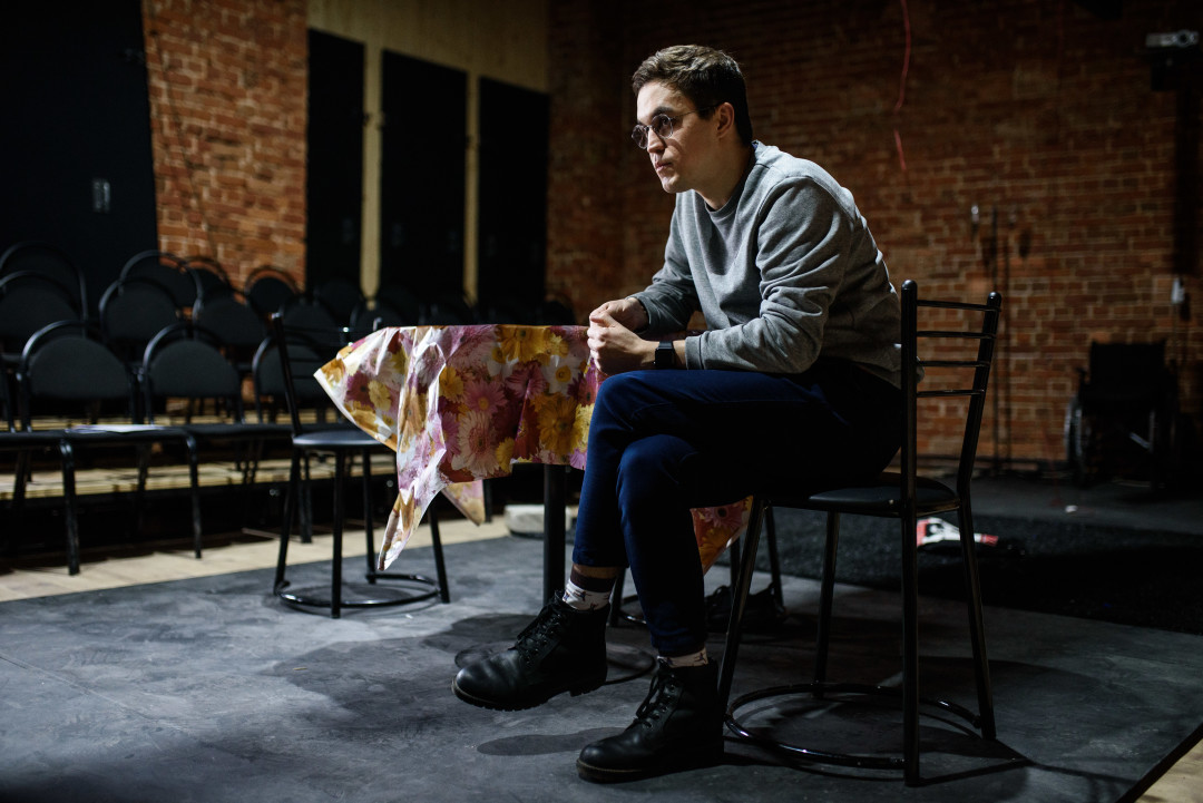 Репетиция спектакля «Летели качели». Фото: Рита Хорошо