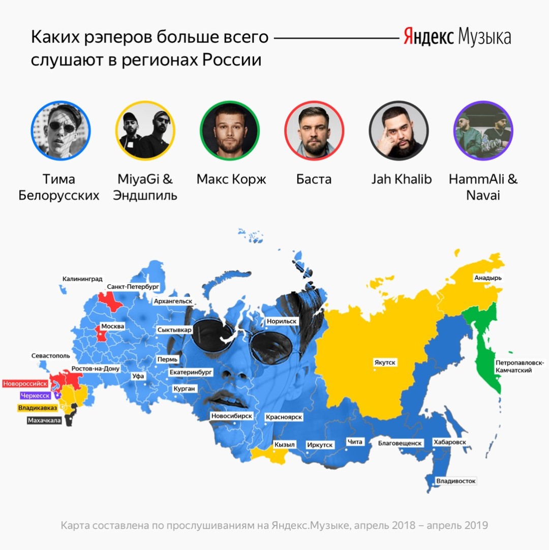 Самая популярная карта в россии