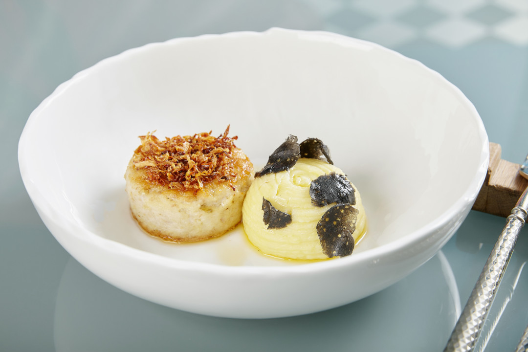 Котлета из карасей с картофельным пюре, 730 руб.