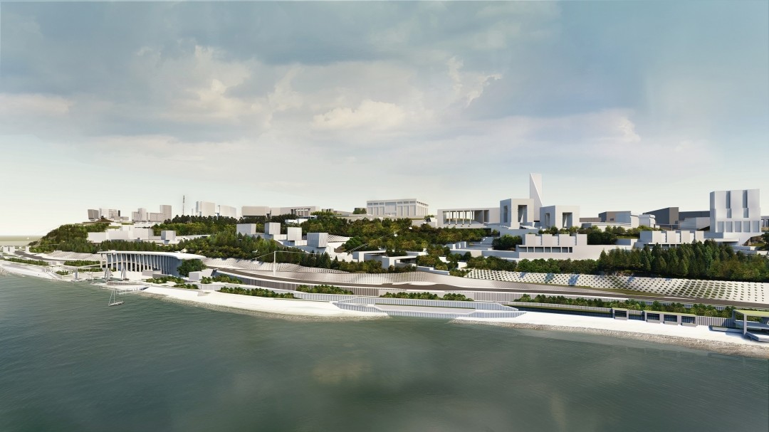 Один из неосуществленных проектов набережной реки Белая