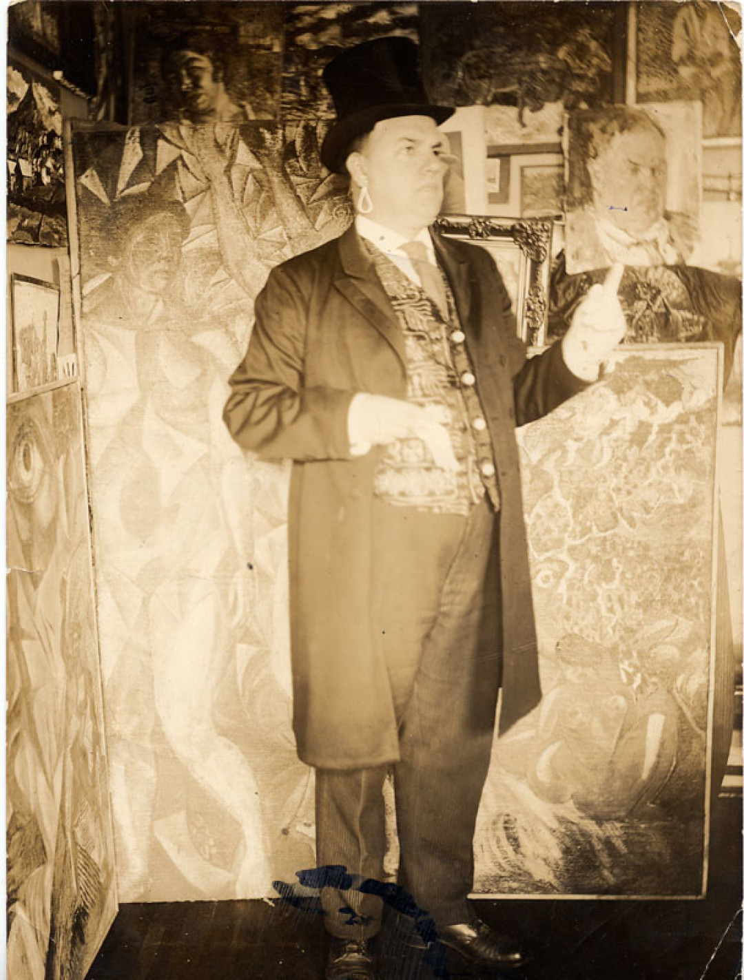 Давид Бурлюк, Нью-Йорк, декабрь 1923.