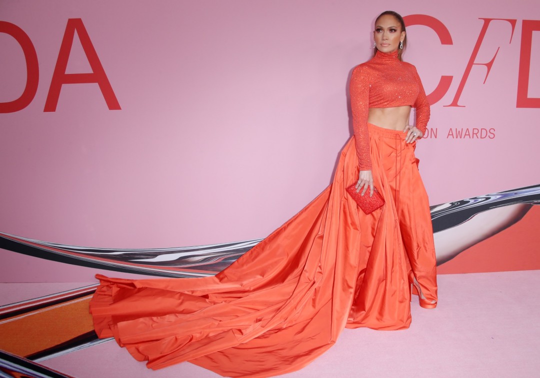 Дженнифер Лопес на церемонии CFDA