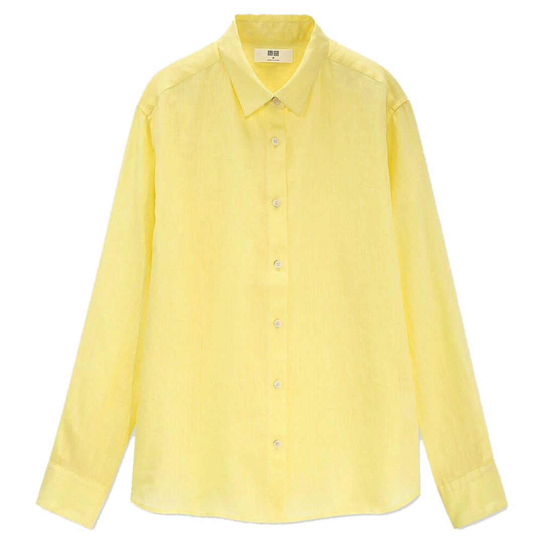 Льняная рубашка UNIQLO