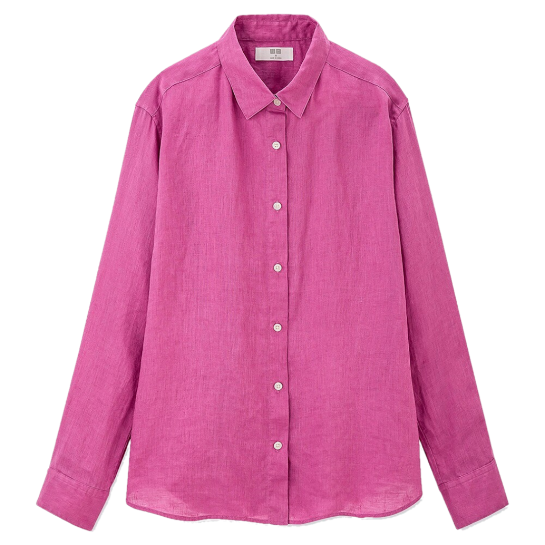 Льняная рубашка UNIQLO