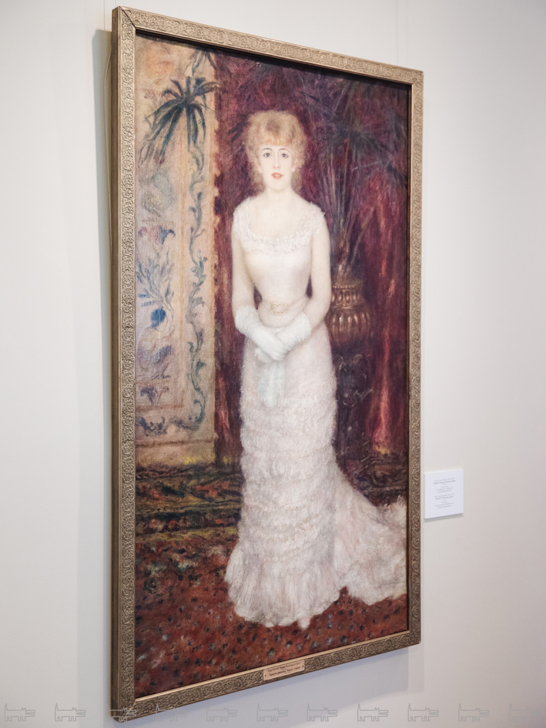 Огюст Ренуар. Портрет актрисы Жанны Самари Франция. 1878 год. Из собрания Государственного Эрмитажа