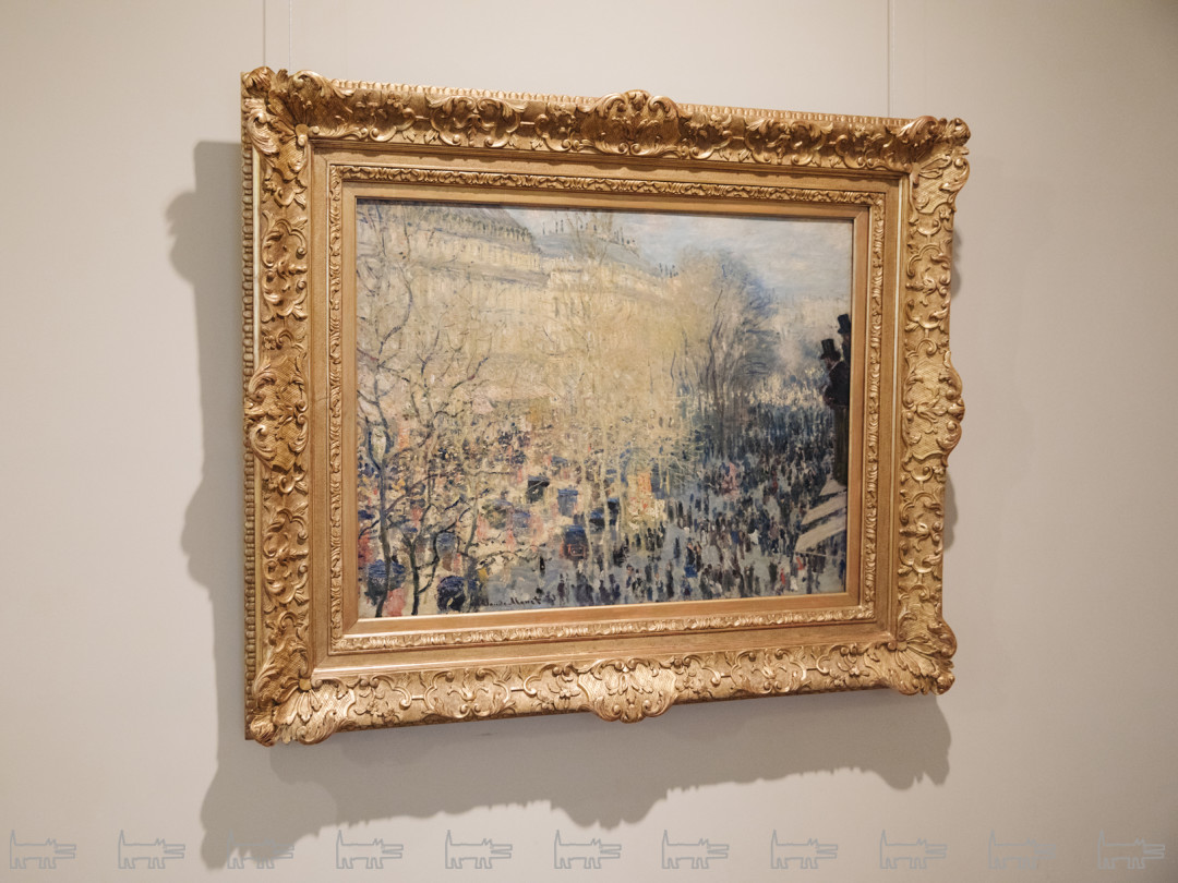 Клод Мане. Бульвар Капуцинок в Париже.1873 год. Из собрания ГМИИ им.Пушкина