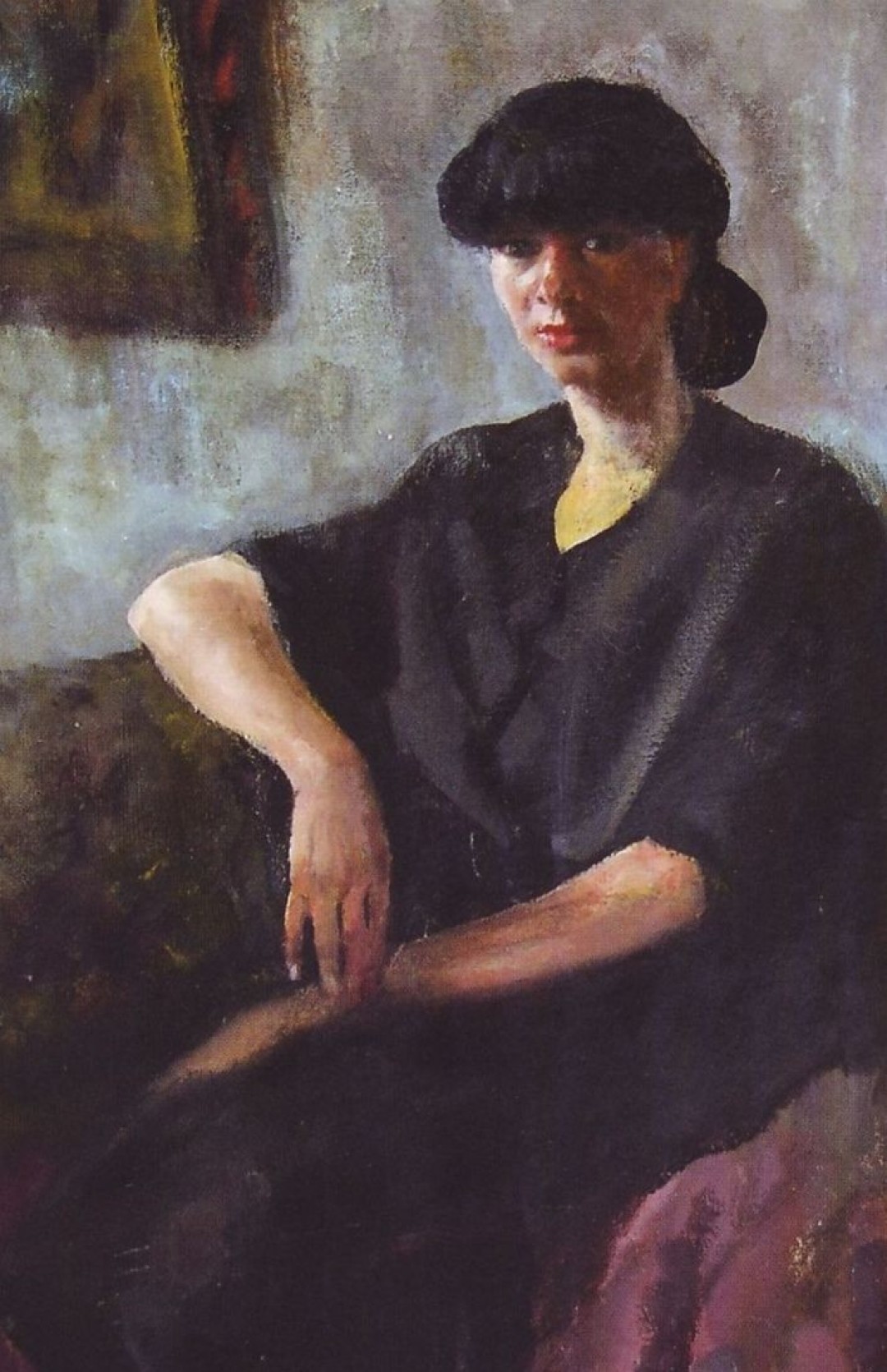 Портрет ленинградки в образе Ахматовой, 1975