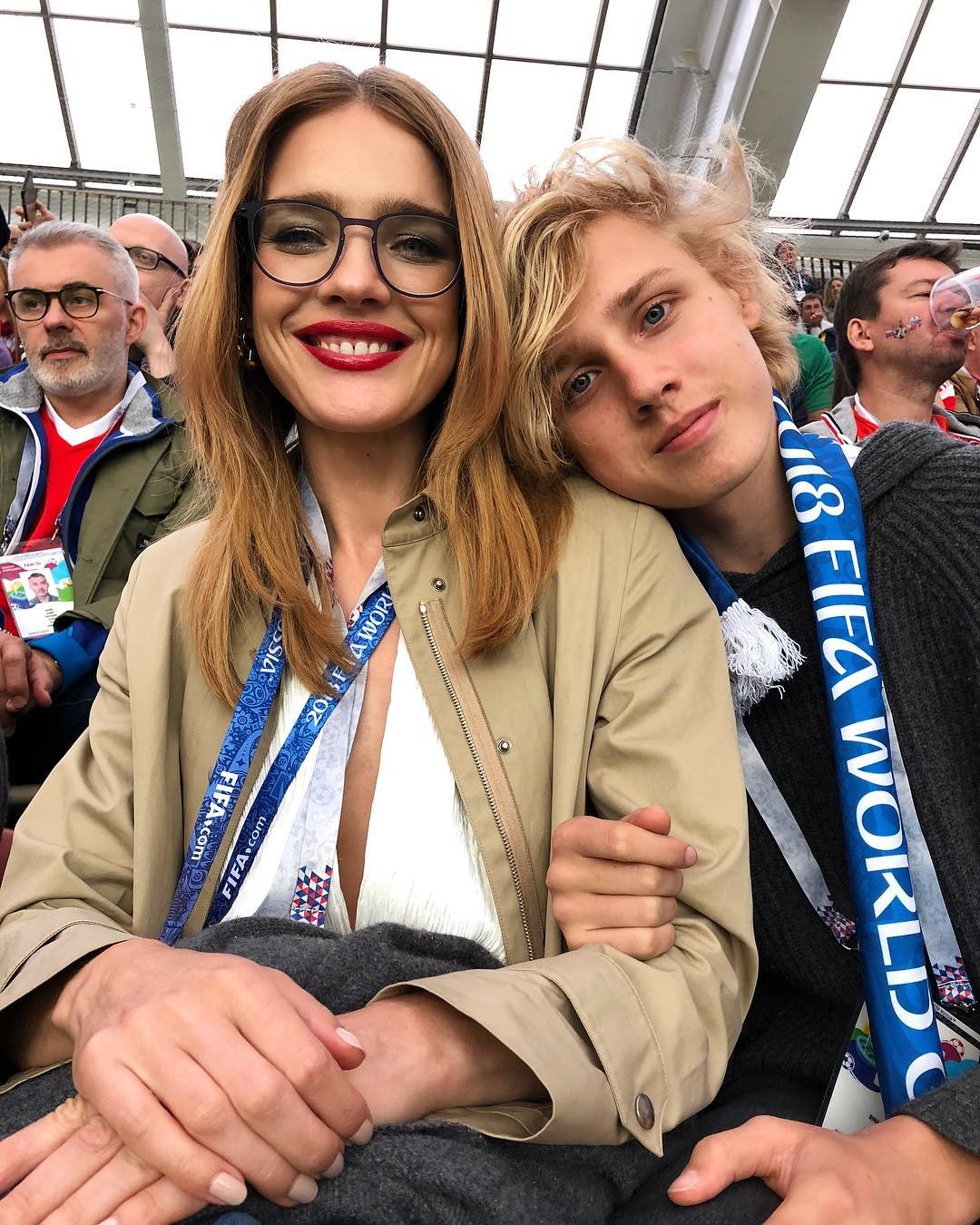 Лукас Портман и Наталья Водянова