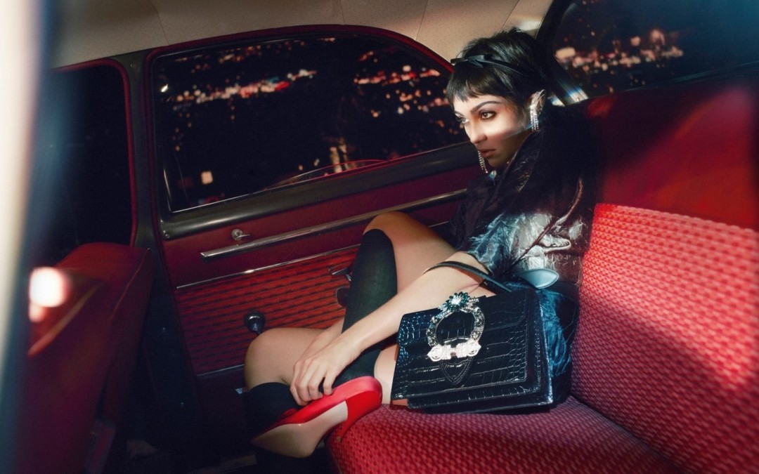 Лурдес Леон в рекламной кампании весенне-летней коллекции Miu Miu