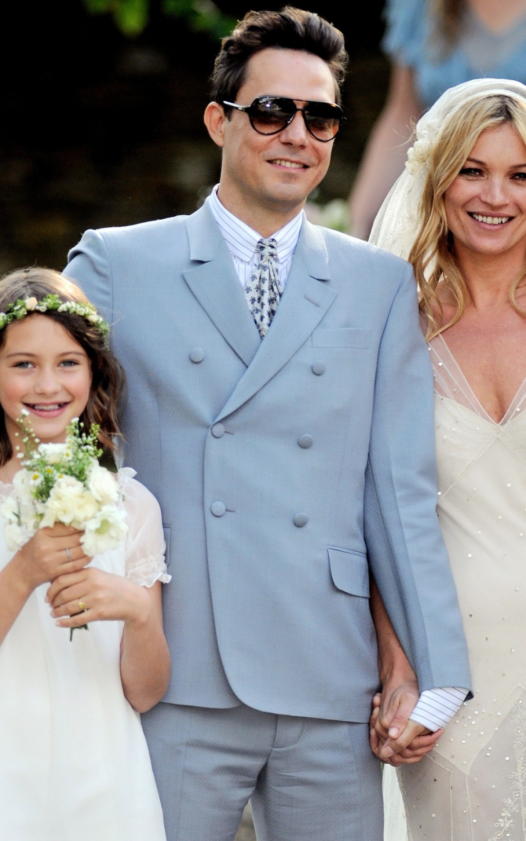 Айрис Лоу на свадьбе своей крестной Кейт Мосс, 2011