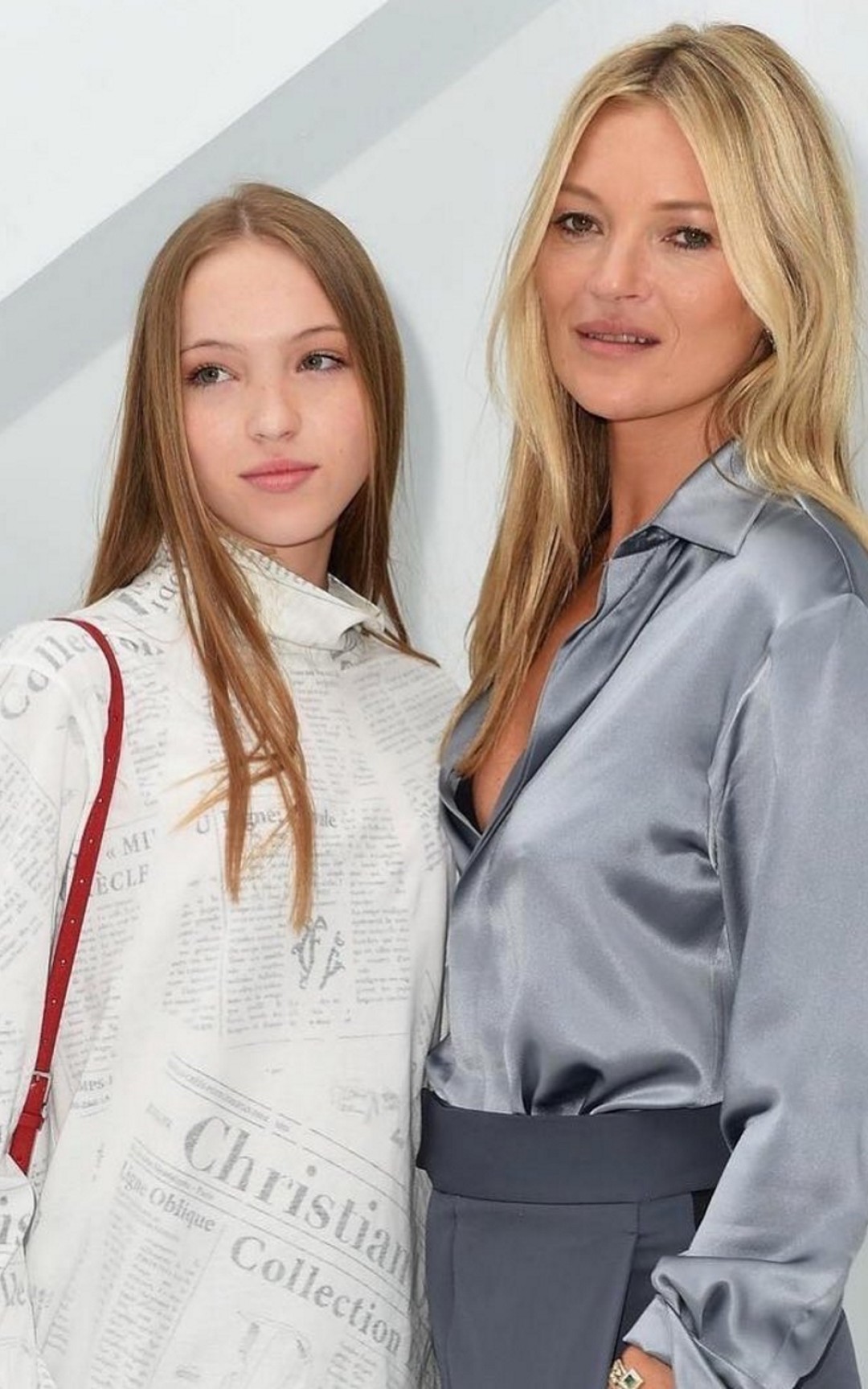 Лила Грейс и Кейт Мосс на показе Dior Men, 2019