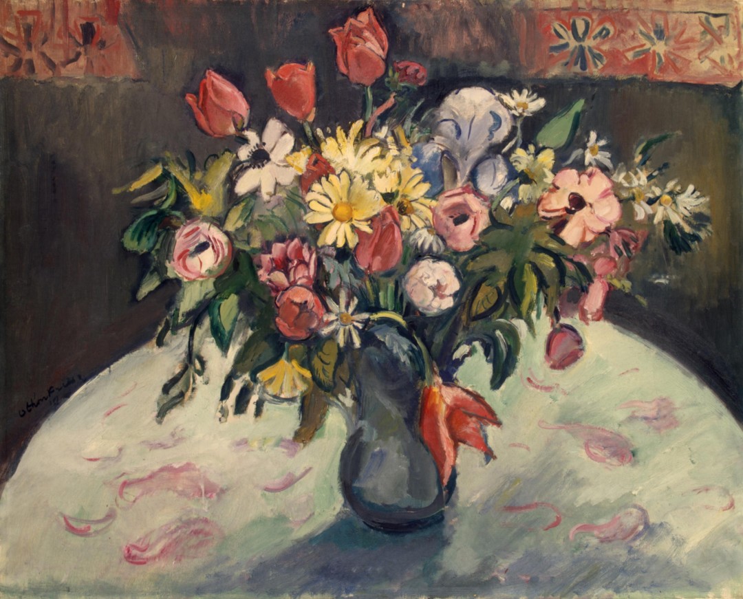 Отон Фриез. Тюльпаны и маргаритки, 1910 год. Из собрания Государственного Эрмитажа