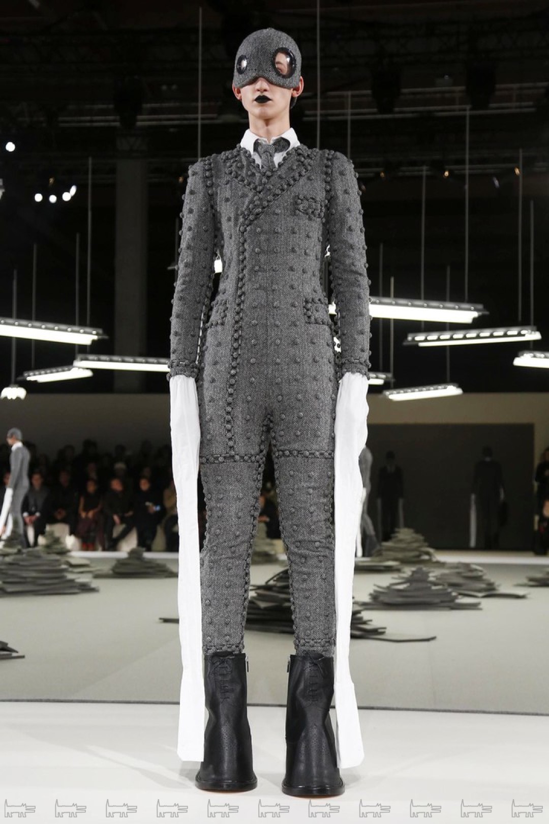 Евгений Иванов на показе Thom Browne, осень-зима 2019/20
