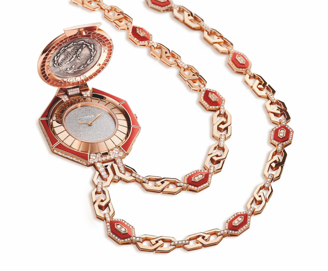 Monete High-Jewellery Pendant Secret Watch