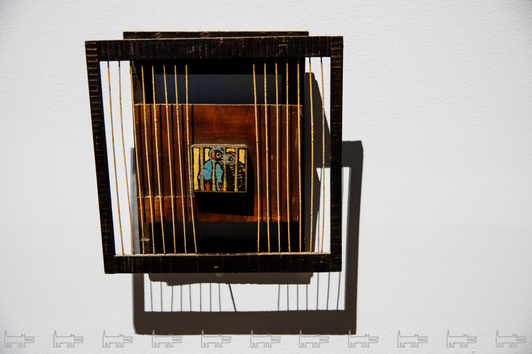 Макс Эрнст. Клетка и птицы,1924 год