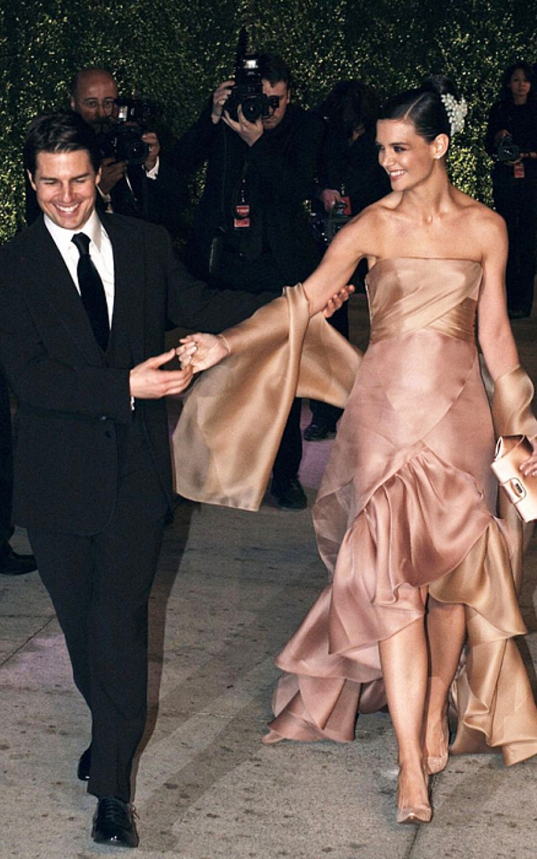 Том Круз и Кэти Холмс в Armani, 2007