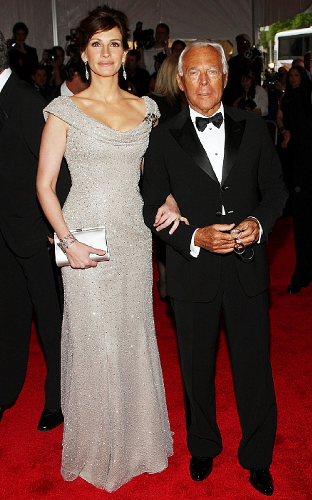 Джулия Робертс и Джорджо Армани в Armani, 2008