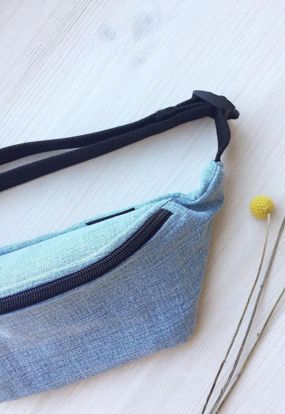 Первая сумка reuse-проекта Mikka Bjorn, сшитая из старых джинсов