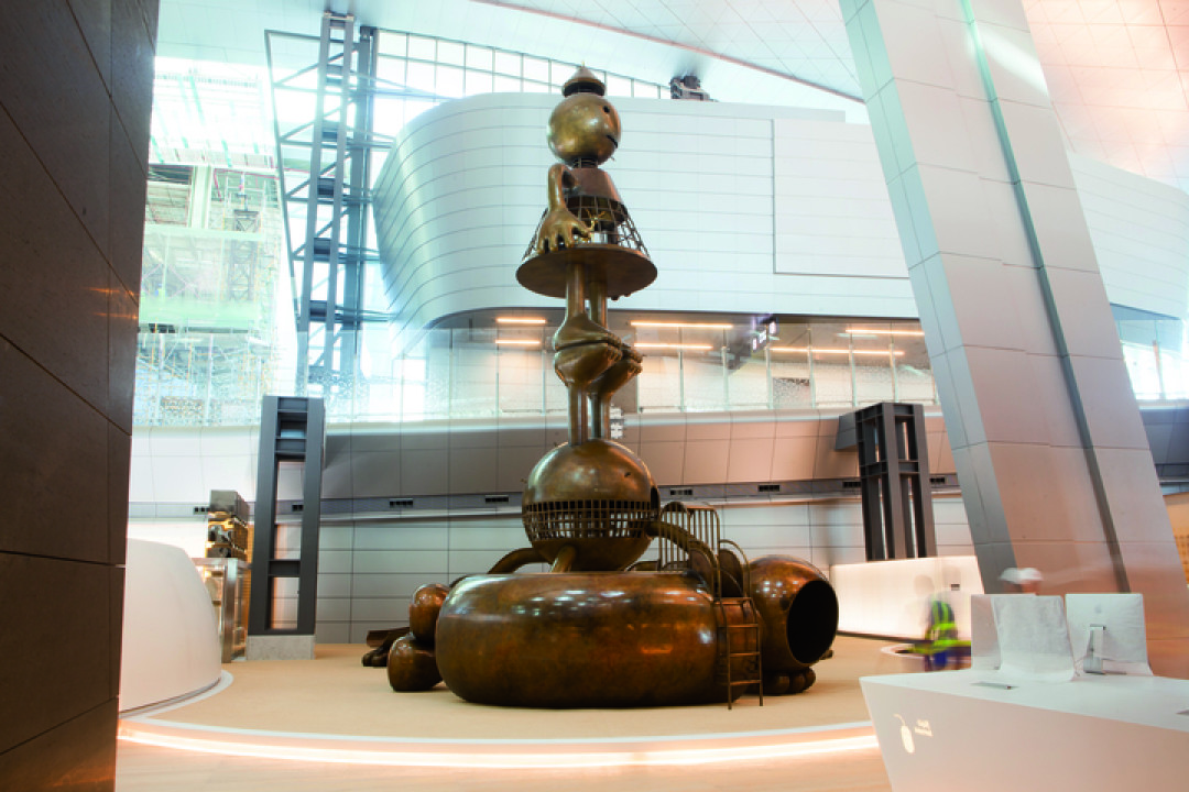 Одна из восьми бронзовых фигур скульптора Тома Оттернесса