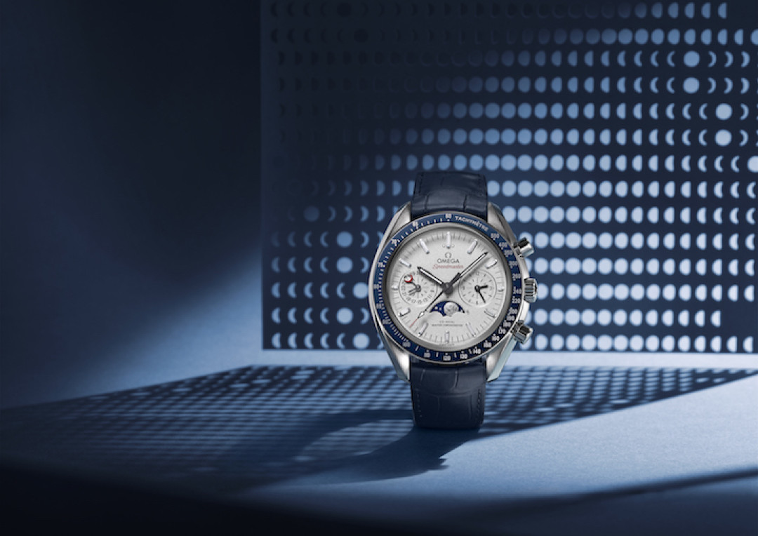 Speedmaster Moonphase Platinum-Gold