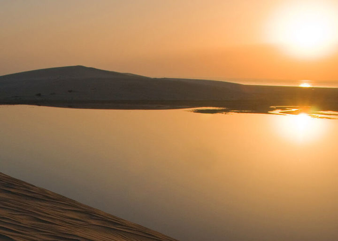 Внутреннее море Хор-аль-Удейд. Фото: www.visitqatar.qa