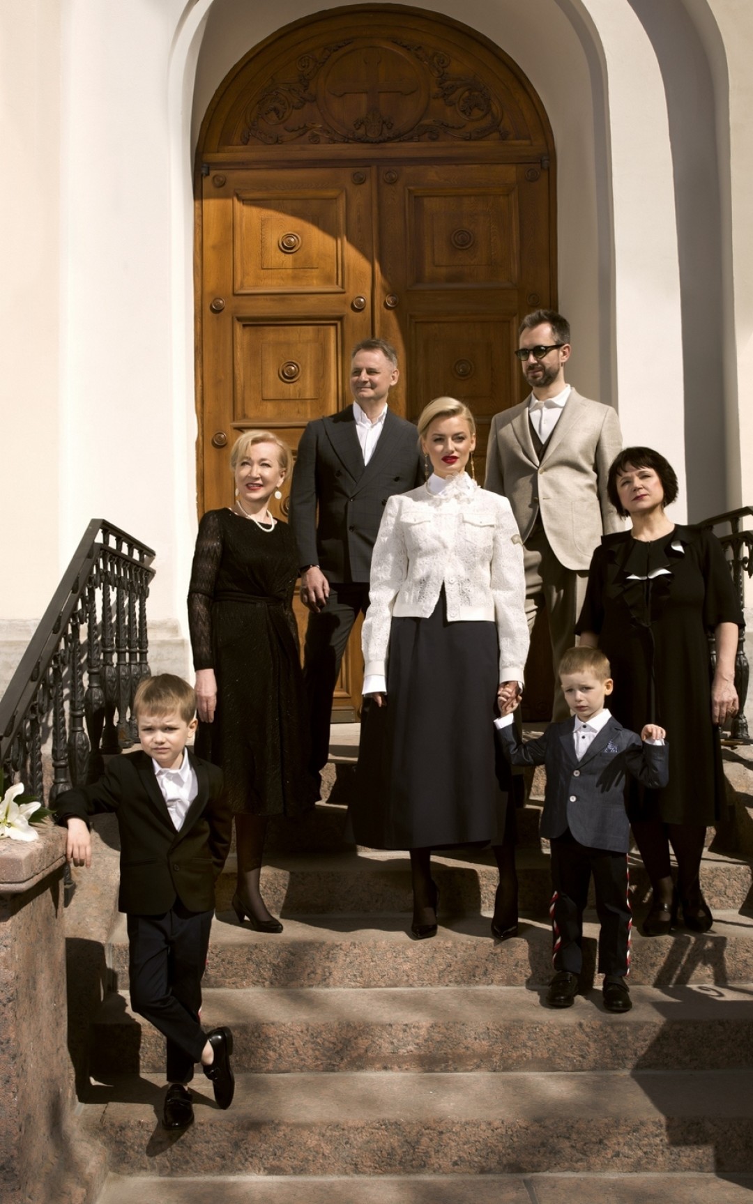 Семья Кранк-Авлохашвили: Максим Владимирович, Марина Борисовна, Анна Вадимовна, Марина Дмитриевна, Вадим Освальдович, сыновья – Давид и Георгий