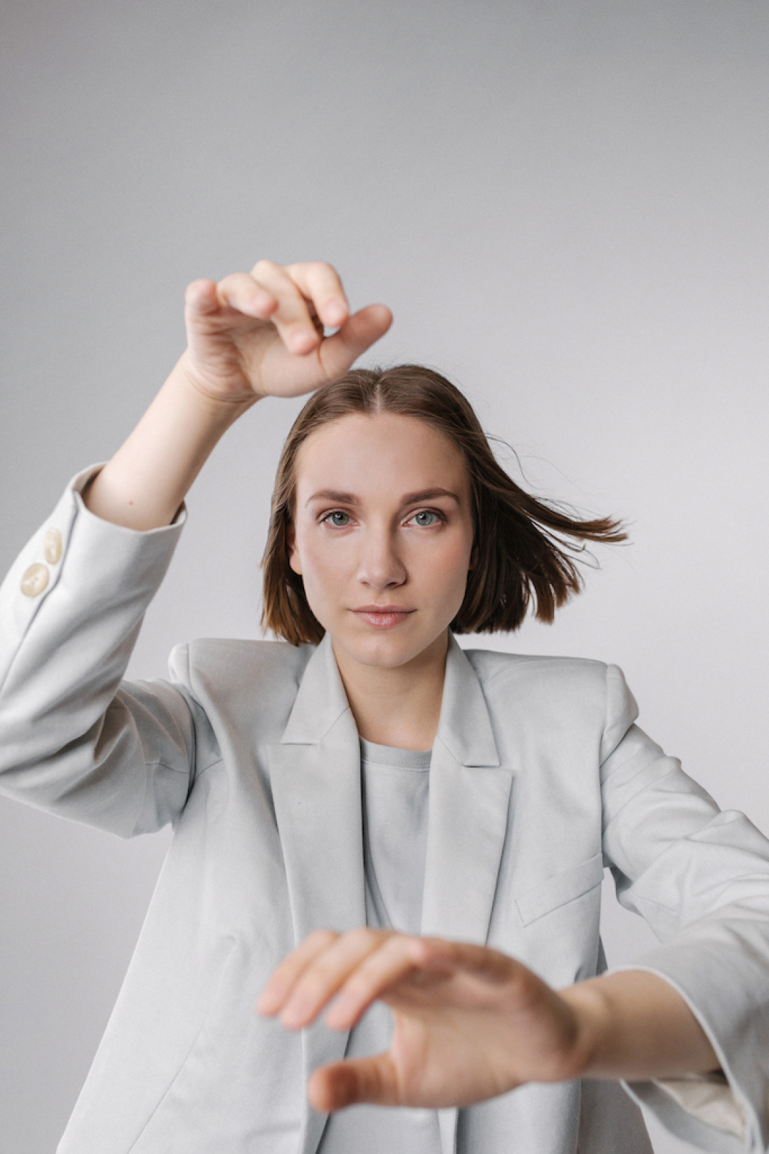 На Елене Чабан: пиджак Novaya, комбинезон GAFF GAND