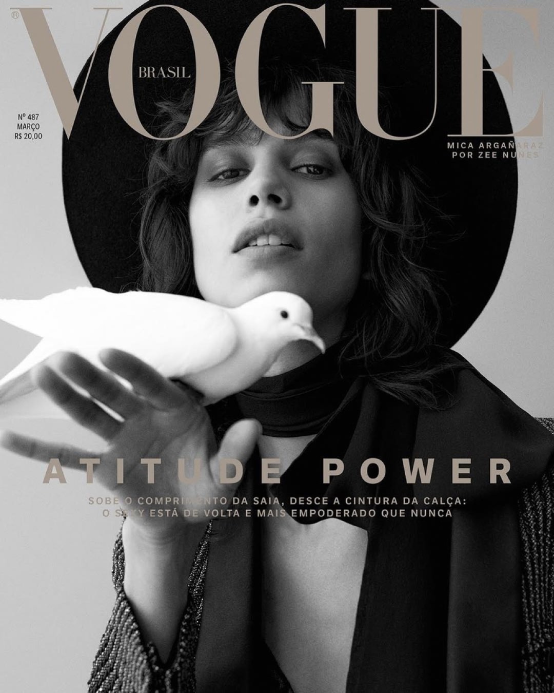 Обложка журнала Vogue Brazil, март 2019