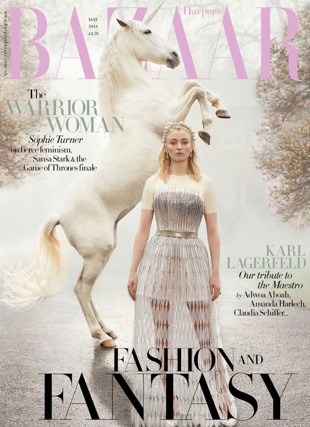 Обложка журнала Harper's Bazaar UK, май 2019
