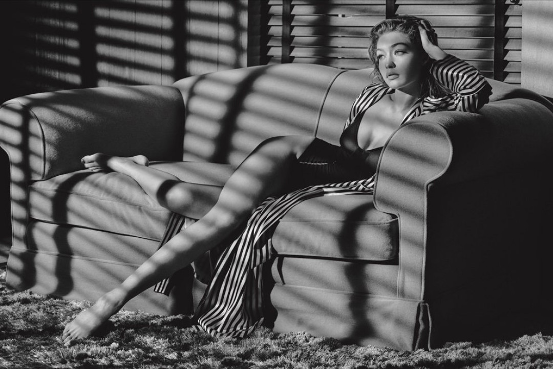 Джиджи Хадид в объективе Альберта Уотсона, 2019