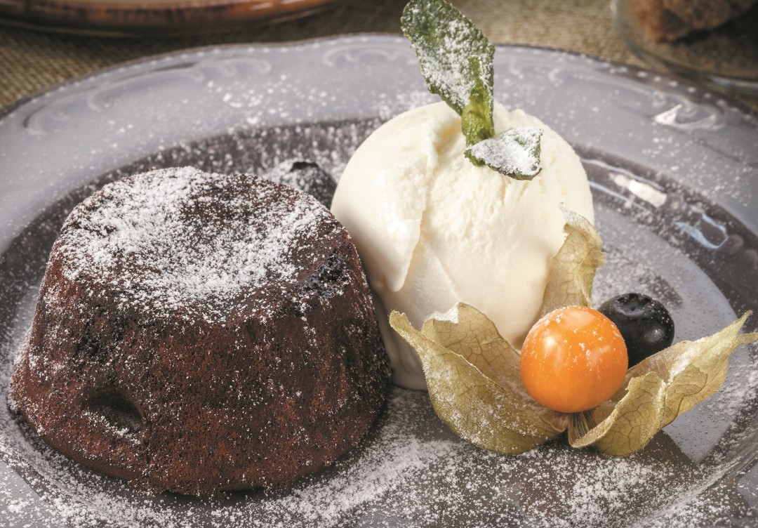 Шоколадный фондан