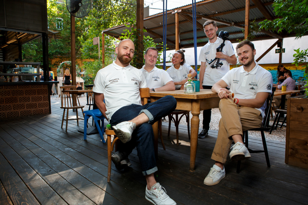 Команда Margarita Express 2.0. (слева-направо): Артем Перук, Алексей Ермаков, Лиза Молявка, Сергей Жокин, Игорь Зернов