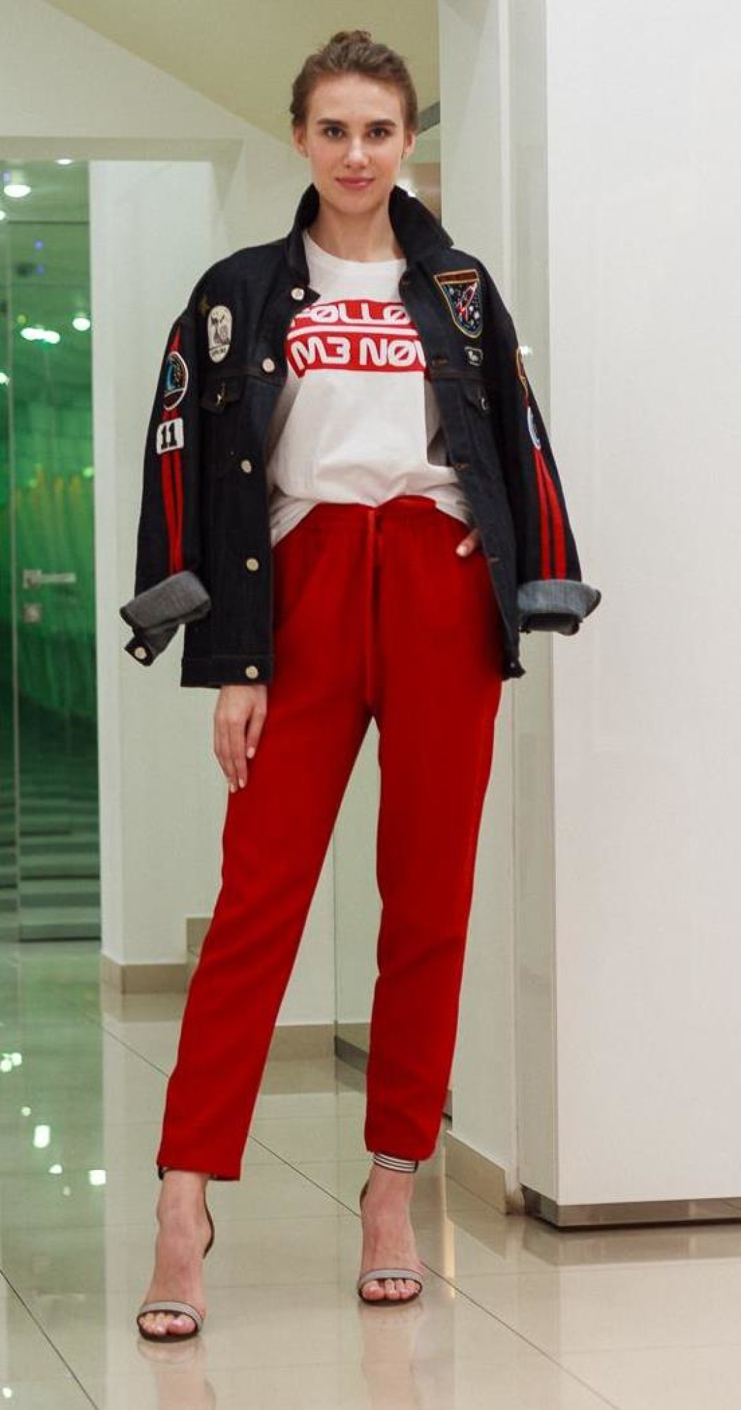 Кожаная куртка Valentino