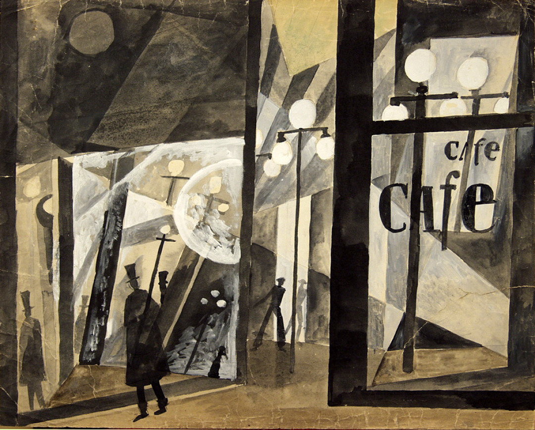 «Американские боги».1925 год. Эскиз В. Дмитриева