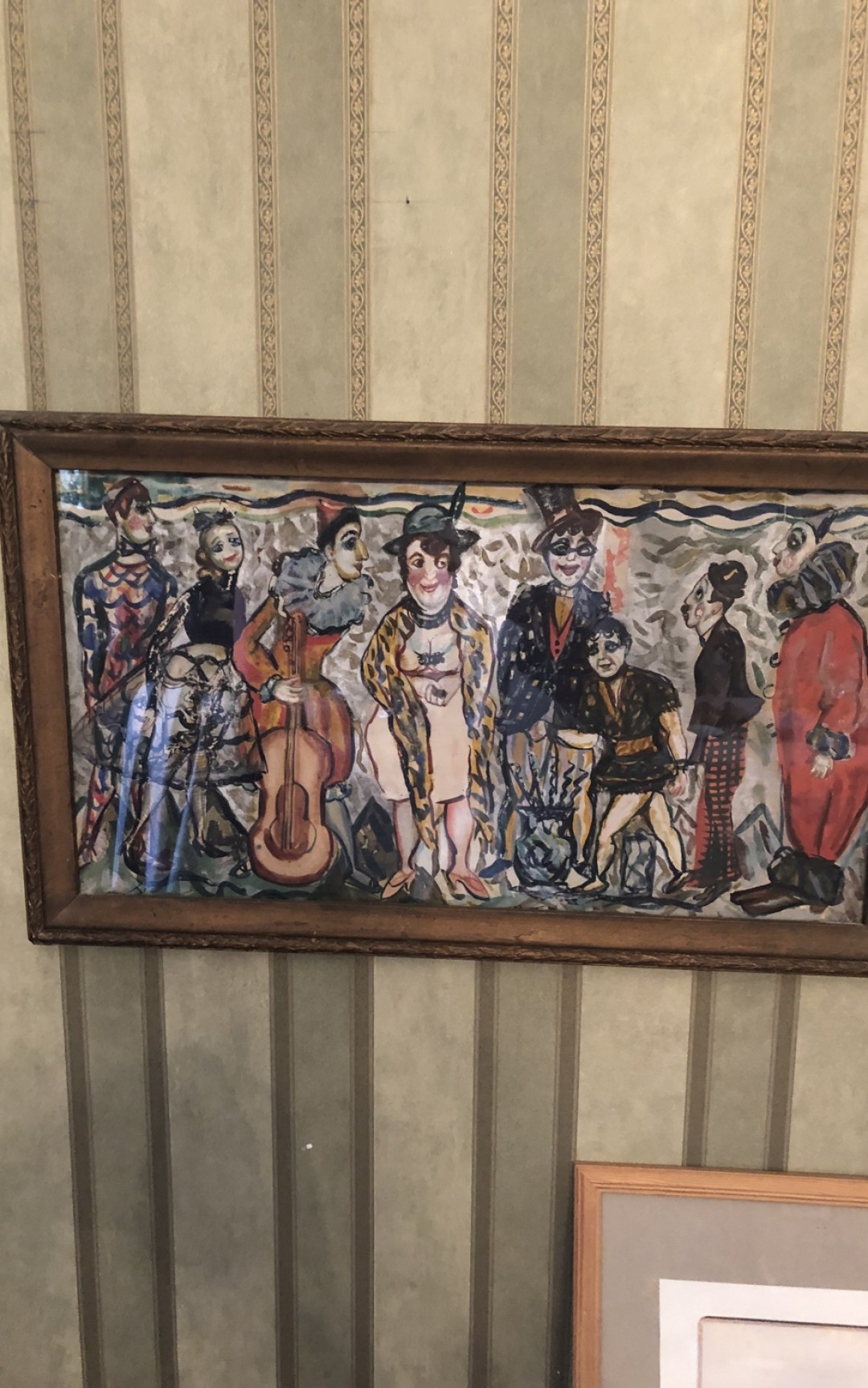 Работа художника Бориса Григорьева из семейного собрания Бенуа